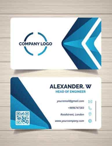 customized business card