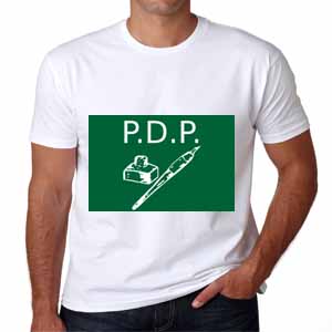 jammu and kashmir peoples election t-shirt