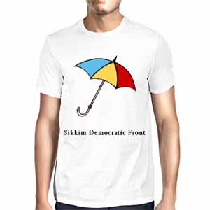 sikkim democratic front election t-shirt