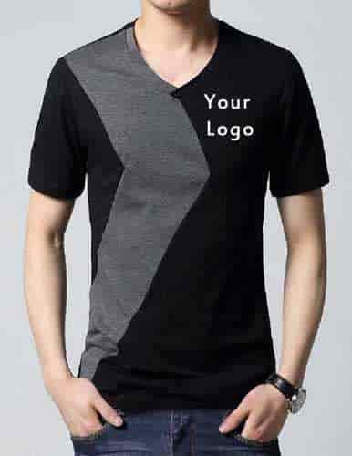 Printed V-Neck T-shirts