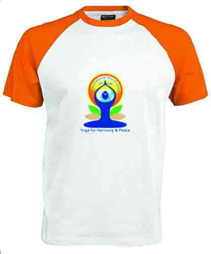 printed yoga t-shirt