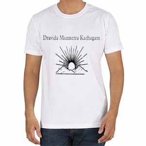 dravida munnetra kazhagam round neck t-shirt