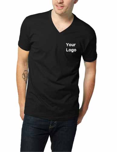 promotional v-neck t-shirt